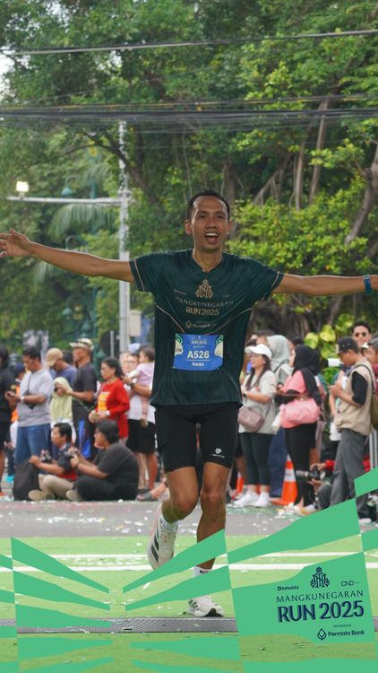 Race photo from Mangkunegaran Run 2025