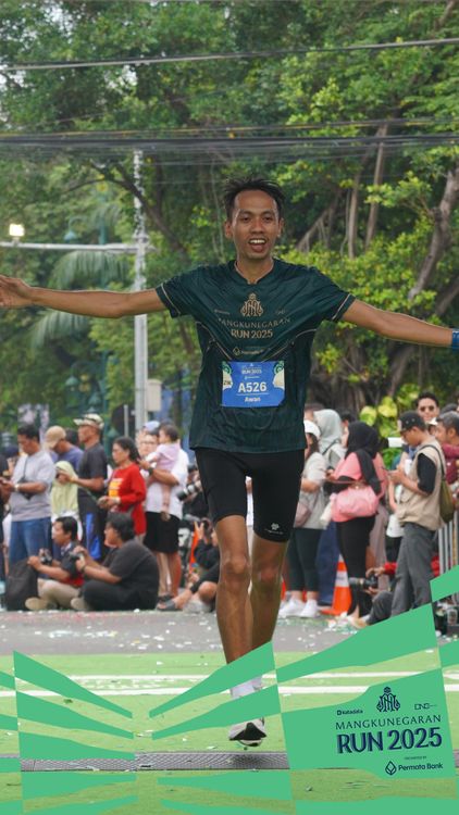 Race photo from Mangkunegaran Run 2025