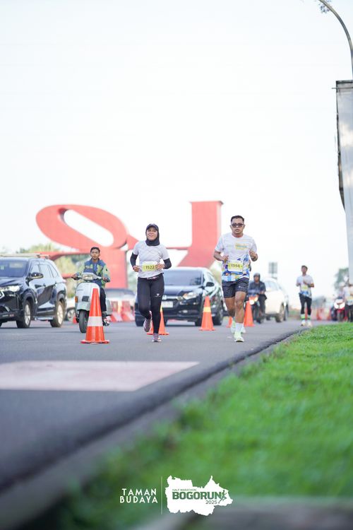 Race photo from Taman Budaya x BOGORUN 2025