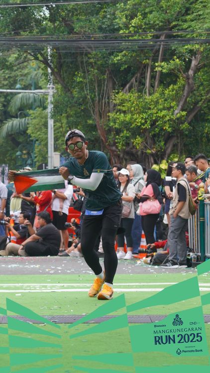 Race photo from Mangkunegaran Run 2025