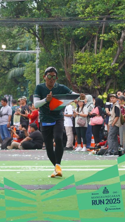 Race photo from Mangkunegaran Run 2025