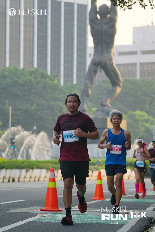 Race photo from Nu Skin Run 10K