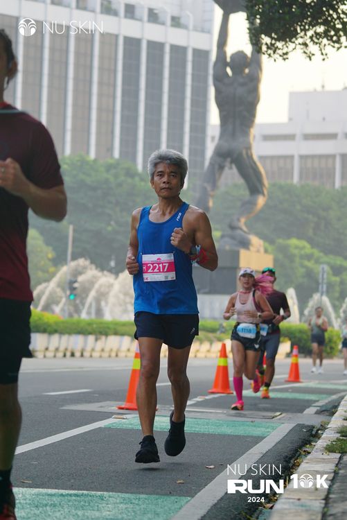 Race photo from Nu Skin Run 10K
