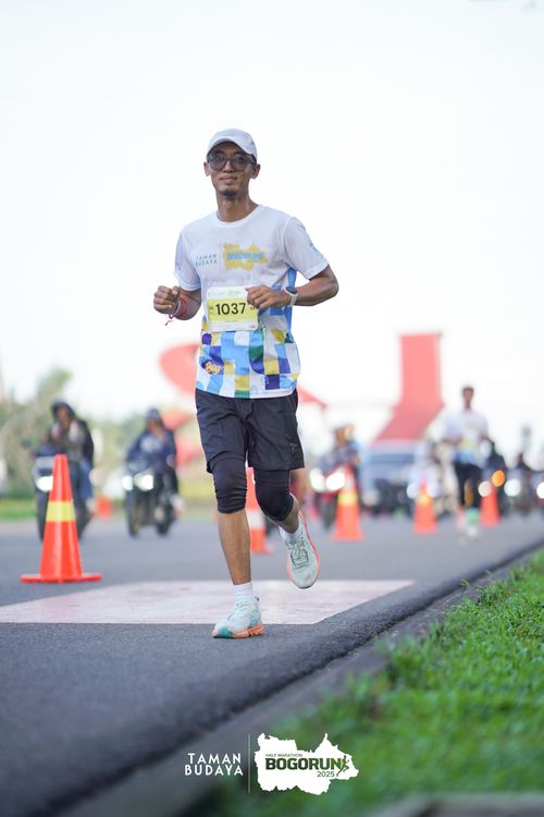 Race photo from Taman Budaya x BOGORUN 2025