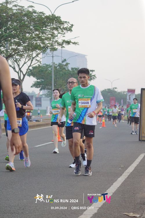 Race photo from BAF LIONS RUN 2024