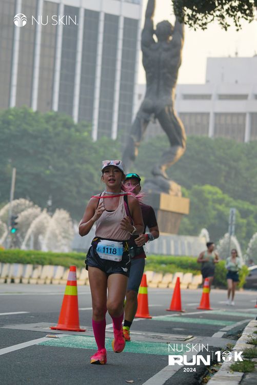 Race photo from Nu Skin Run 10K