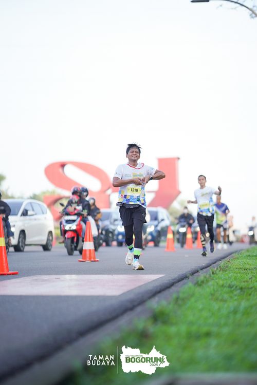 Race photo from Taman Budaya x BOGORUN 2025