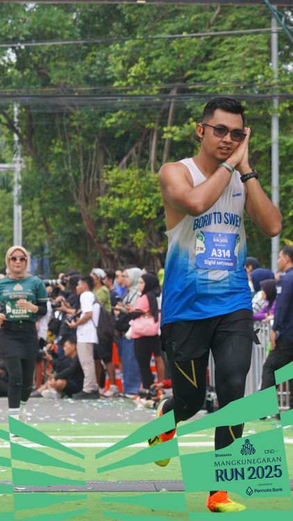 Race photo from Mangkunegaran Run 2025