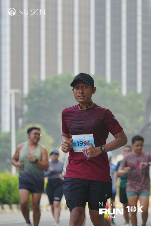 Race photo from Nu Skin Run 10K
