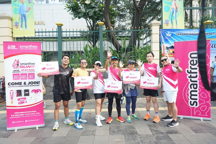 Race photo from Smartfren Run 2024 Vibes