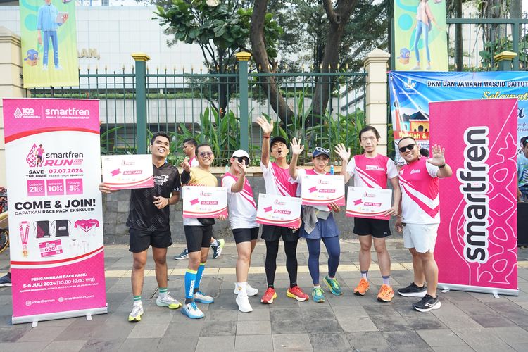 Race photo from Smartfren Run 2024 Vibes