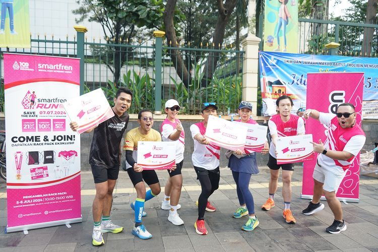 Race photo from Smartfren Run 2024 Vibes