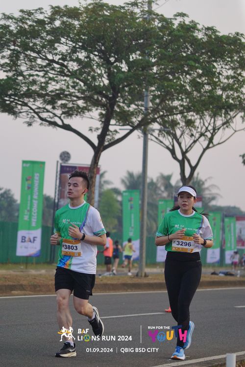 Race photo from BAF LIONS RUN 2024