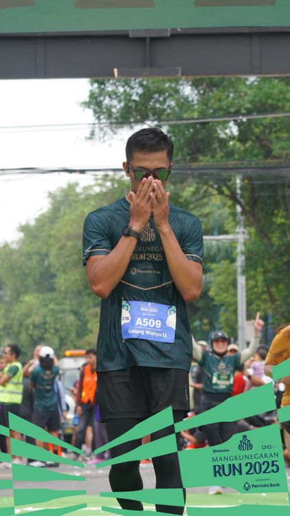 Race photo from Mangkunegaran Run 2025
