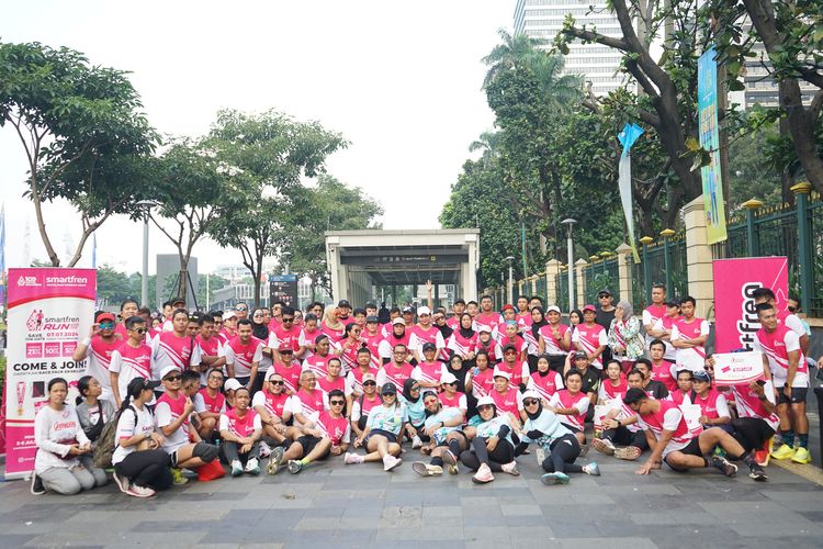 Race photo from Smartfren Run 2024 Vibes