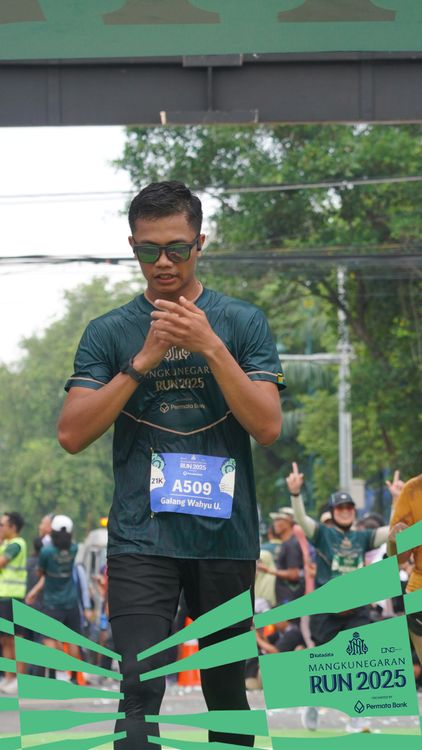 Race photo from Mangkunegaran Run 2025