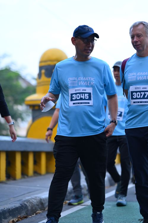 Race photo from KEMLU RUN 2025
