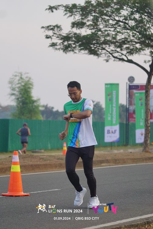 Race photo from BAF LIONS RUN 2024