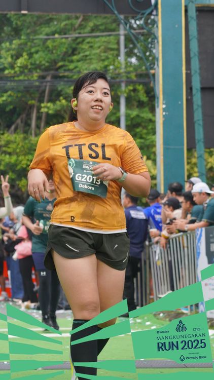 Race photo from Mangkunegaran Run 2025