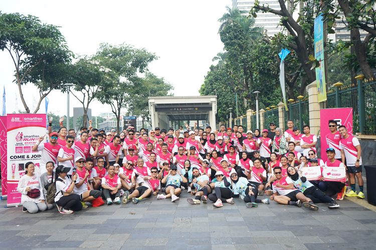 Race photo from Smartfren Run 2024 Vibes