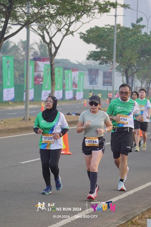Race photo from BAF LIONS RUN 2024