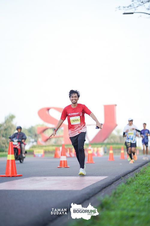 Race photo from Taman Budaya x BOGORUN 2025