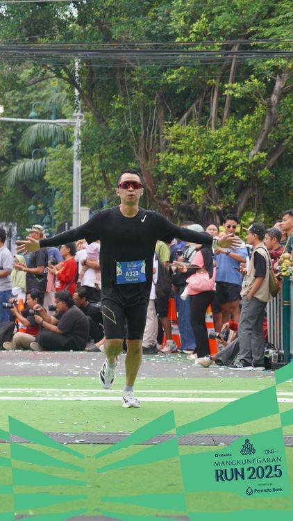 Race photo from Mangkunegaran Run 2025