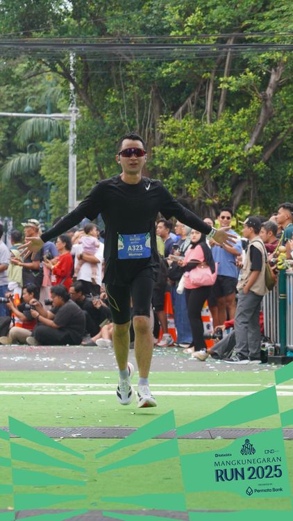 Race photo from Mangkunegaran Run 2025