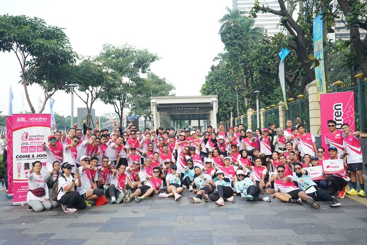 Race photo from Smartfren Run 2024 Vibes