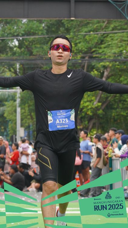 Race photo from Mangkunegaran Run 2025