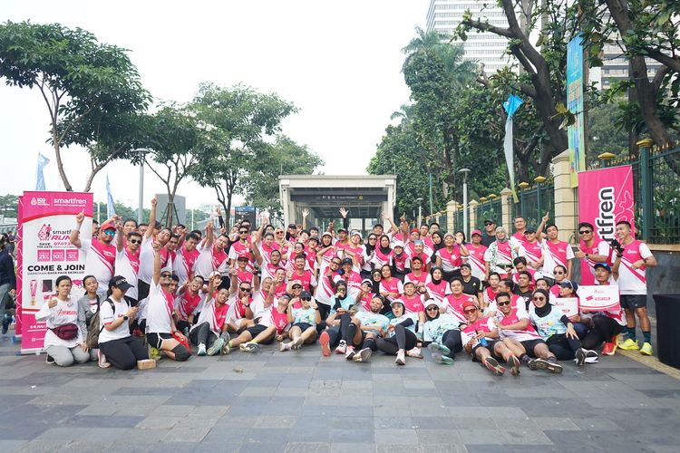 Race photo from Smartfren Run 2024 Vibes