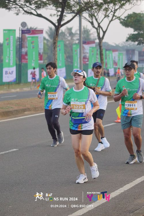 Race photo from BAF LIONS RUN 2024