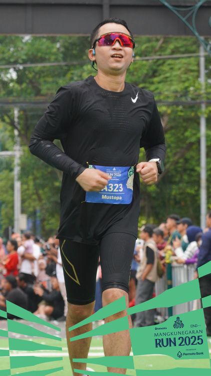 Race photo from Mangkunegaran Run 2025