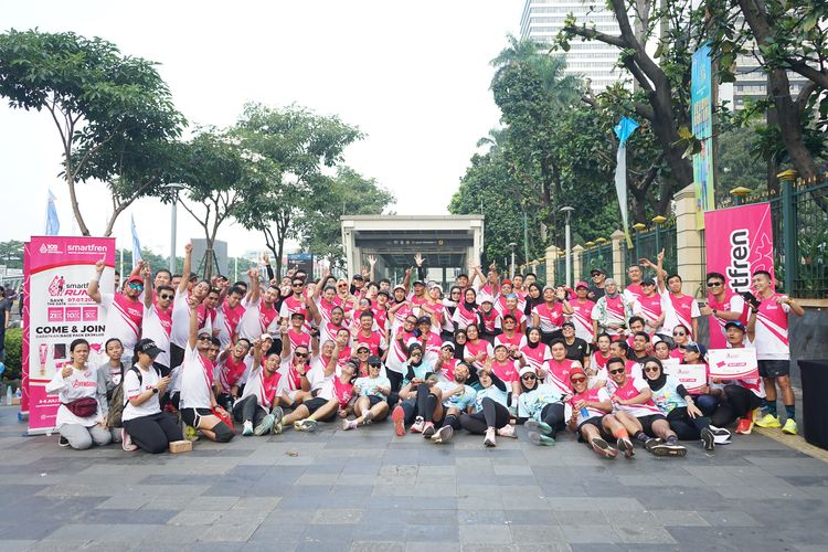 Race photo from Smartfren Run 2024 Vibes