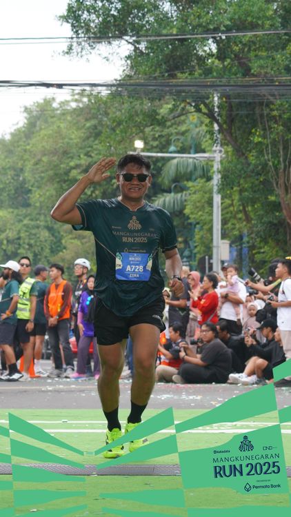 Race photo from Mangkunegaran Run 2025