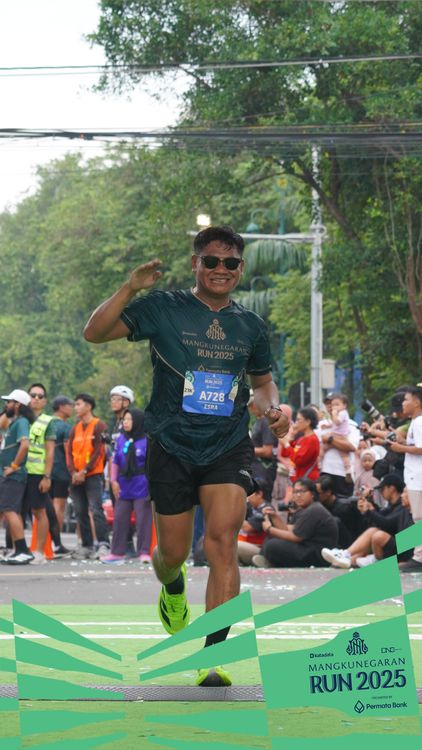 Race photo from Mangkunegaran Run 2025