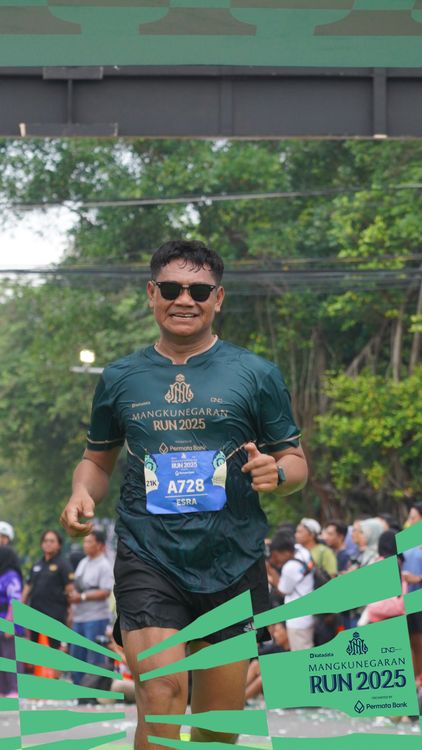 Race photo from Mangkunegaran Run 2025
