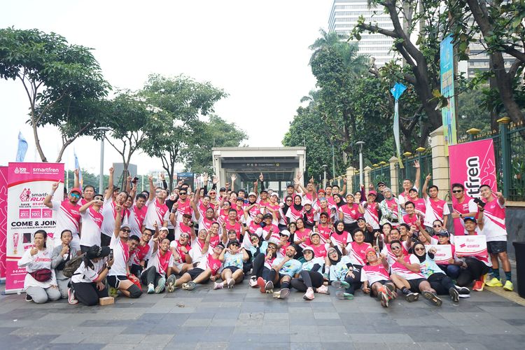 Race photo from Smartfren Run 2024 Vibes