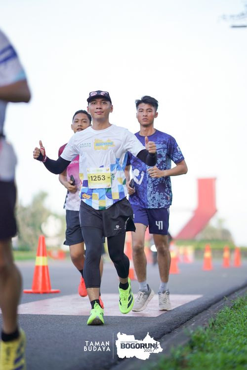 Race photo from Taman Budaya x BOGORUN 2025