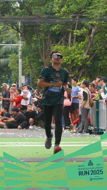 Race photo from Mangkunegaran Run 2025