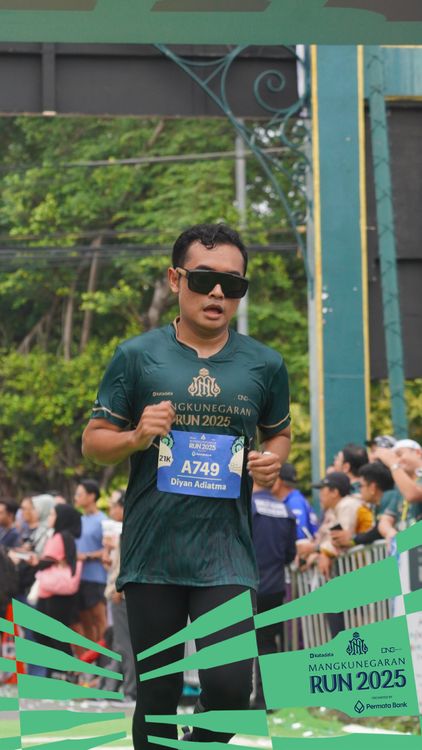 Race photo from Mangkunegaran Run 2025