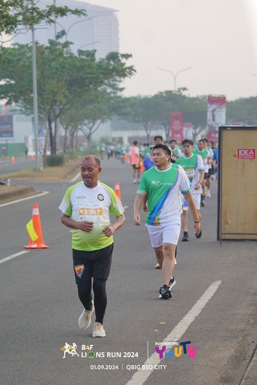 Race photo from BAF LIONS RUN 2024