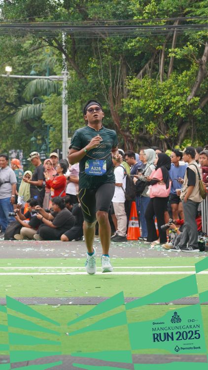 Race photo from Mangkunegaran Run 2025