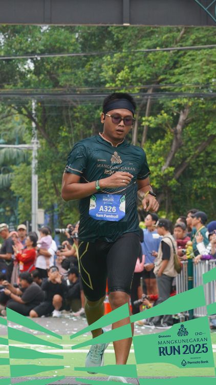 Race photo from Mangkunegaran Run 2025