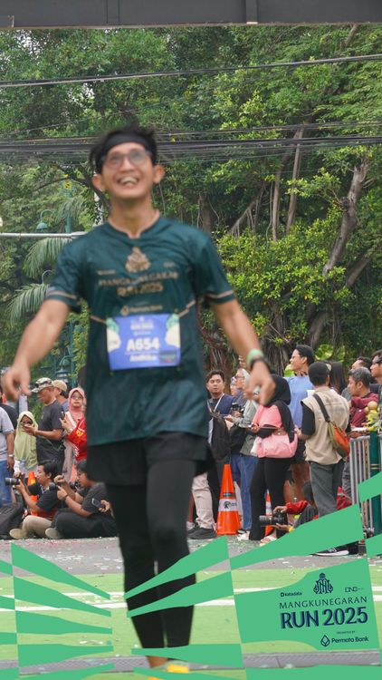 Race photo from Mangkunegaran Run 2025