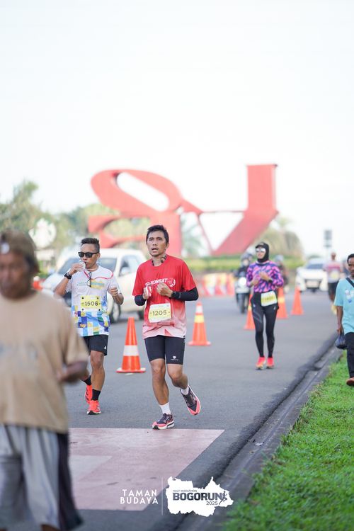 Race photo from Taman Budaya x BOGORUN 2025