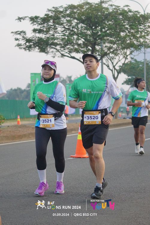 Race photo from BAF LIONS RUN 2024