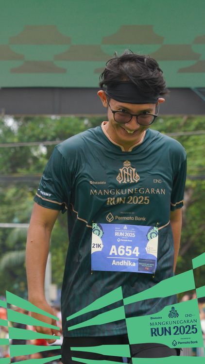 Race photo from Mangkunegaran Run 2025