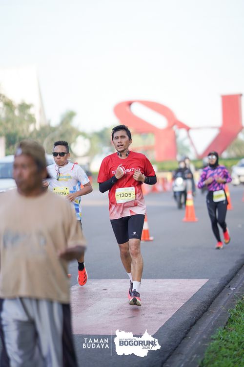 Race photo from Taman Budaya x BOGORUN 2025