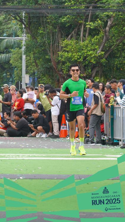 Race photo from Mangkunegaran Run 2025